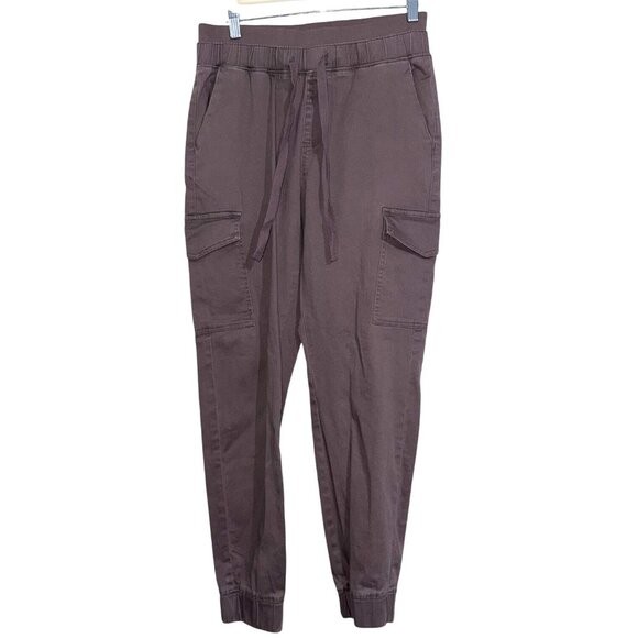 Feruge Pants - Womens Brown Cargo Joggers With Pockets Size L